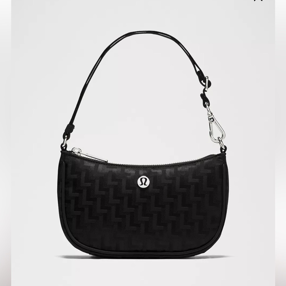 👜 NWT Lululemon City Essentials Mini Shoulder Bag 1L *L Monogram Jacquard 😍